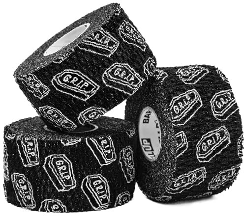 Barbell UP Sticky Baumwolle Hook Grip Tape für Cross Training - [6m x 38mm] - Finger Tape für Krafttraining, Gewichtheben, Powerlifting, Lifting Sport Tape, Weightlifting Thumb Tape für Fitness