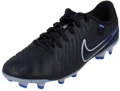 Nike Legend 10 Academy FG/MG Mens Football Boots DV4337 Soccer Cleats (UK 9 US 10 EU 44, Black Chrome Hyper Royal 040)