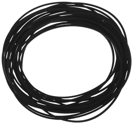 ULTECHNOVO 20 Correas de Goma para Grabadora de Casete y Reproductor CD/Dvd Correa de Transmisión Cuadrada de Caucho 15Mm Longitud Flexible 110-145Mm Kit de Repuesto para Mantenimiento y