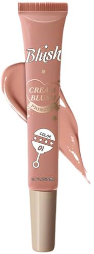 Rouge für die Haut, matte Wangenfarbe für reife Haut, flüssiger Rouge in Mousse, Rouge in Cr?ma mit natürlicher, matter Farbe, langanhaltend, für Make-up