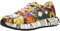 Laura Vita Damen Sneaker Schuhe Burton 05 Sneaker Synthetikkombination Sport Halbschuhe geblümt Burton Sneaker bunt Pailetten, 39 EU
