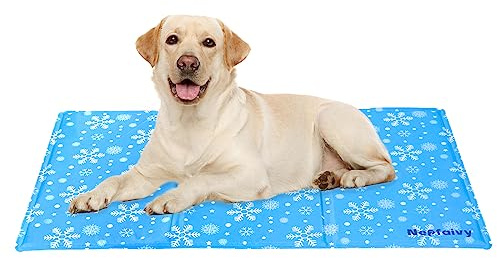 Nepfaivy Cama Refrescante Perro Grande - Cama Perro Verano, Manta Fria para Perros y Gatos, 90x50cm