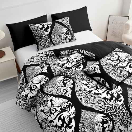 Pamposh Super King Size Duvet Cover Sets Premium Brushed Bedding Set | Hypoallergenic, Reversible, Zipper Closure, High Quality Fabric, Superking Size (260 × 220 cm), OEKO-TEX Certified