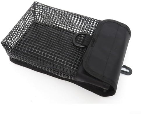 ZYNCUE 1 Packung Tauchtasche, Sicherheitsoberflächenmarkierungsboje Netztasche (A schwarz), 2090680999