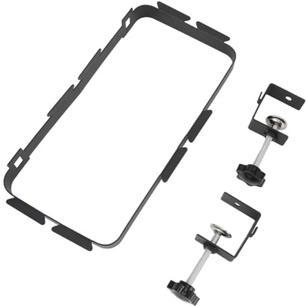 Asixxsix Supporto per Sacco della Spazzatura, Supporto Regolabile da 0 5 5 Cm con Morsetto per Porta dell'armadio, per Sacco della Spazzatura Portatile con Fissaggio Ad Elastico per, Campeggio,