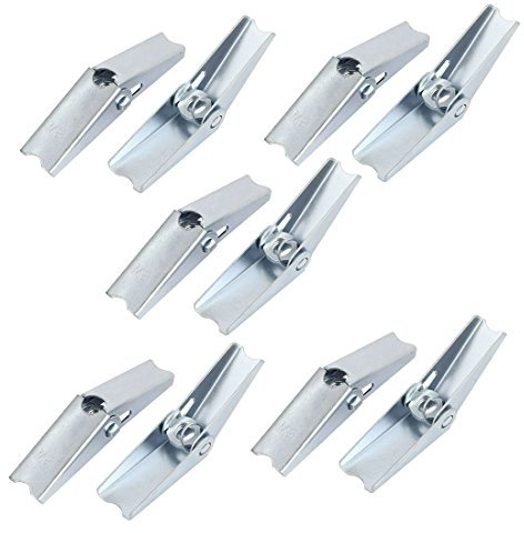 sourcingmap M8 Filetage femelle Diamètre mur creux Ressort basculer écrou 10pcs