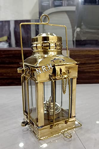 The Solid Brass 100% Working Nautical Lamp Oil Ship Lantern Maritime Gift