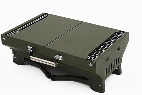 Grill Fold Charcoal Grill Tabletop Mini Collapsible Grill Stand Outdoor Camping Barbecue Furnace Cooking Tool