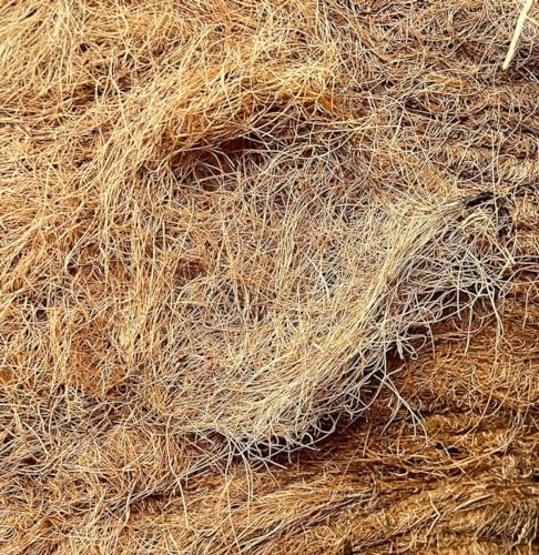 Laine à repriser en fibres de coco 15 kg - Isolation phonique durable - Isolation thermique - Coco - Isolation thermique - Fibre naturelle - Coco