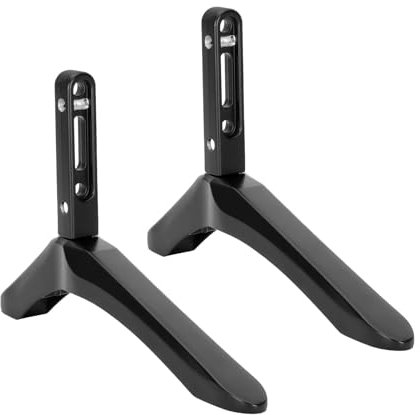 HunicandIU Soporte de Mesa para TV de Metal - Pie de TV Sin Taladrar para Televisores LCD, 2 Unidades