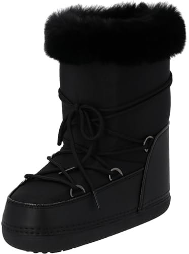Palado Winterstiefel Damen Kikuko by Sila Sahin – stylische Snow Boots – warm gefüttert – aus hochwertigem, robustem Material – rutschfeste Sohle für sicheren Halt Schwarz EU 39-40