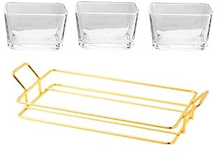 ABOOFAN Para y Aperitivos Práctica Reutilizable Para Postres Compartimentos Para Fiestas