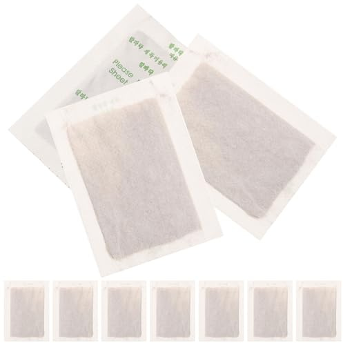Mikikit Parches Desintoxicantes y Limpiadores para Pies, Adhesivo Transpirable de Tela, Tamaño Estándar, Color Claro, Pack de 10 Unidades, para Cuidado y Relajación en Casa, Oficina