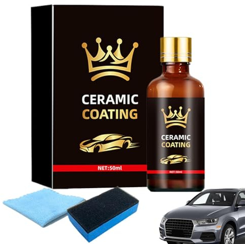 Sigillante in ceramica, detergente idrofobo per vetri auto, 50 ml, per camion, veicoli, pick-up, scooter, SUV, camper, moto, garage quotidiano, viaggi su strada