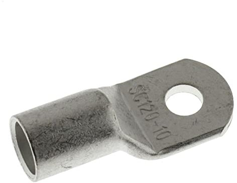 Tubular Cable Lug Blank 120mm² Hole Diameter M8 Ring Lug Copper tinned