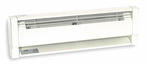 Hydronic Electric Baseboard Heater, Commercial, 120VAC, Amps AC 12.5, 1 Phase, BtuH 5118