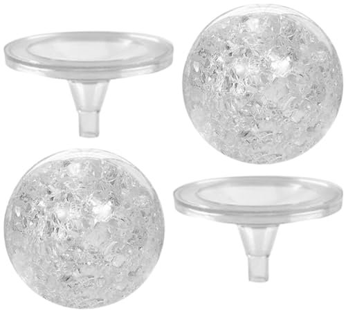 SUPVOX Lot de 2 de Cristal Nues - Fontaine à Feng Shui - Boule en Cristal avec Supports - pour la Maison, Le Dessus de Table, la Cascade, Le Jardin de rocaille