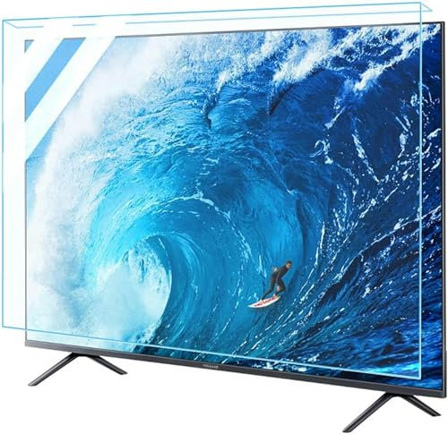 QPZMALSKY TV Blue Light Screen Protector Panel Eye Protection Waterproof Oil-Proof 99% High-Definition Acrylic Clear Screen Filter for 32-50 LCD, LED, OLED & QLED 4K HDTV,43inch(960x560mm)