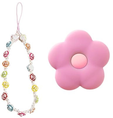 1 Soporte Plegable, Cadena y Agarre para Teléfono Móvil en la Parte Posterior