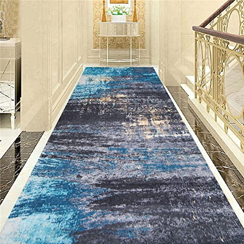 Alfombra de pasillo extra larga lavable, antideslizante, para cocina, pasillo y escaleras, 0,8 m x 5 m, duradera, elegante, perfecta para zonas de alto tráfico