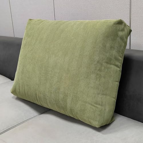Premium mjuk nackstödskudde för soffa – avtagbar korsryggskudde för säng och soffa, tvättbart överdrag, mångsidig väggkudde, tillgänglig i 60/70/80/90 cm (A8 80 x 50 x 15 cm)