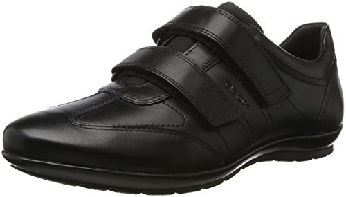 Geox Homme Uomo Symbol D Chaussures, Black, 43.5 EU