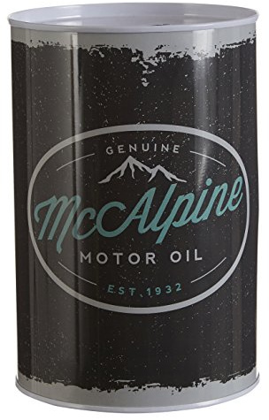 Premier Housewares 1411327 Hot Rod Money, Tin, Black, 10 x 10 x 15 cm