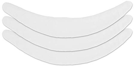 Seidig-weicher nahtloser Bambus-Baumwoll-Unterbauvlies (3er-Pack, Weiß), Größen XXL – schützt vor Hautabschürfungen und Schweiß im Bauchfalte-Bereich