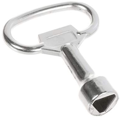 YXQ 8mm Triangle Socket Spanner Key Metal Triangular Train Panel Lock Drawer Cabinet Security Cupboard(6Pcs)