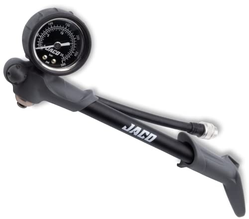 JACO ShockPro MTB Shock Pump - High Pressure Mountain Bike Air Fork/Shock Pump - 300 PSI