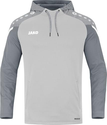 JAKO Herren Kapuzensweatshirt Performance, Soft Grey/Steingrau, S