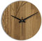 SENTOP Wanduhr aus Holz, Wanduhr aus Eiche, Moderne Wanduhr, Heimdekoration, Wanduhr aus echtem Eichenholz, Große Wanduhr aus Holz, Eiche - Naturholz, 30 cm