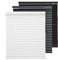 Ventanara® Jalousie Aluminium 50 mm Rollo Plissee Schalusie Jalousette Türrollo (schwarz matt, 110 x 250 cm)