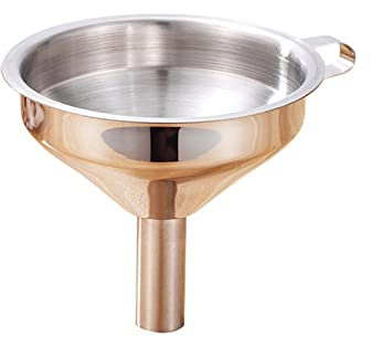 TREGOO Trichter for Kitchen Tools Stackable Multi Function Stainless Steel Funnel Dry Ergonomic Hangable Durable Transferring Liquid Easy Clean