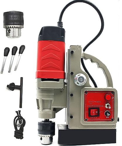1080W elektrisk magnetisk borrpress med 16 mm/0,6 tum borrdiameter, Bärbar Heavy Duty Power Mag Drill 8500N Force elektromagnet