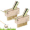 2 Pièces Balai Métallique en Acier, Enlever Mauvaise Herbe Brosses à Joints en Acier Balai Exterieur pour éliminer l'herbe la Mousse Les Joints
