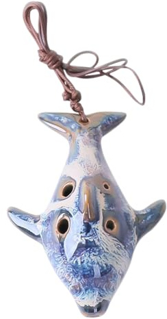 YARNOW 1pc Ceramic Ocarina Flute Beginners Music Instrument Portable Whistle for Boys and Girls Zycsktl Random Color