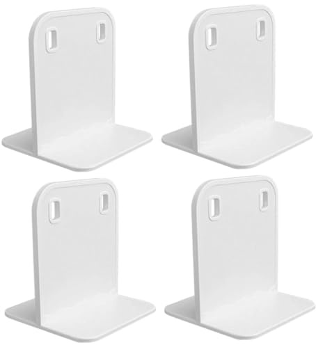 Accesorios para parques de juegos de 4 piezas, anclajes de plástico antideslizantes para muebles con 4 tiras enrollables y película adhesiva, accesorios para parques de bebés sin marketing para la s
