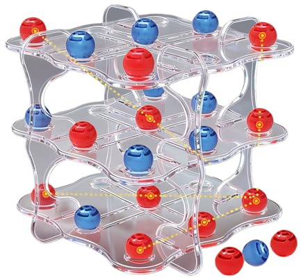 Jeux De Société Stratégiques | Jouets Éducatifs de Connexion | Jeux de Stratégie pour Adultes en 3D | pour Les De Plus De 4 Ans, Les Étudiants, Les Personnes Âgées, La Maison, Le Voyage, Le