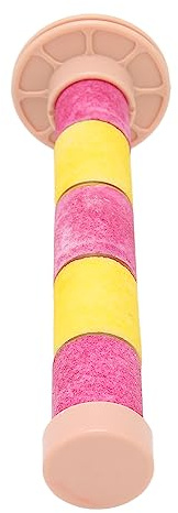 TYTOGE Quartz Sands Bird Stick, Metallkärna, Slitstark Papegojsandstativ Hälsosam Säker Fixering för Cockatiel