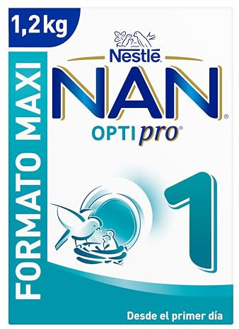 Nestlé NAN OPTIPRO 1 Leche para lactantes en polvo, estuche de 1200g