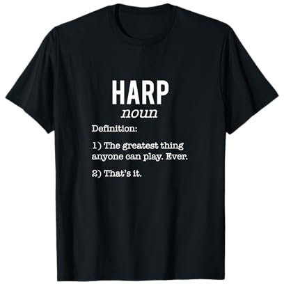 Harp Funny Definition Humor – Amoureux des harpes T-Shirt