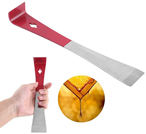 YUMILI Imkerschaber, Bienenstock Schaber Werkzeug, Edelstahl Imker Abstreicher Imkereibedarf Imkerwerkzeuge Ausrüstung Imker Stockmeißel Werkzeug