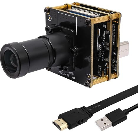 Svpro Telecamera HDMI 4K USB Modulo fotocamera a bassa luce industriale con obiettivo M16 HD IMX415 Sensore 4K 30FPS High Speed LightBurn Camera UVC Webcam Board per Machine Vision