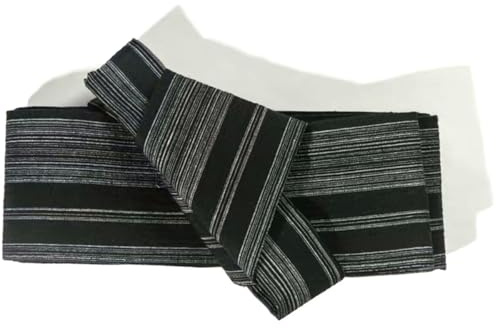 CAMDOM Cintura da uomo in stile kimono giapponese, stile tradizionale, vintage, per judo samurai, pre-annodata, Colore 16, Taglia unica