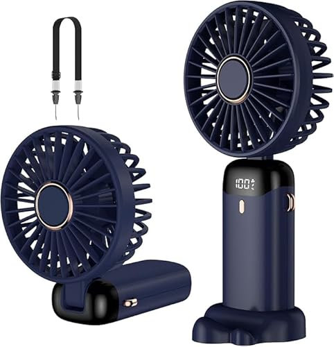 Générique Ventilateur portable USB (Bleu)
