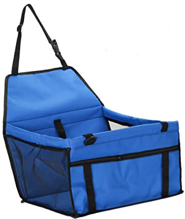 MILISTEN Reisetasche für Hunde Hundesicherheits-Reisetasche Reise-Booster Hundesitze Autotransporter für Haustiere Sitzerhöhungen Auto Hundetransporter Autotasche für Hunde Blue