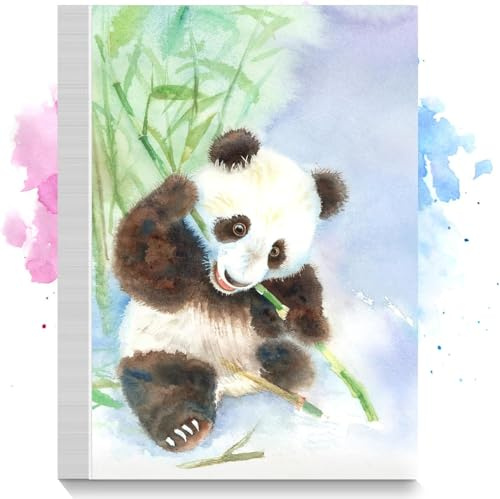 MisFun 50 Hojas Papel Acuarela, 10 X 15 CM Papel de Acuarela, Papels Acuarela 300gr Algodon, Papels Acuarela Blanco Natural, Papeles Para Acuarela Para Manualidades de Tarjetas Postales