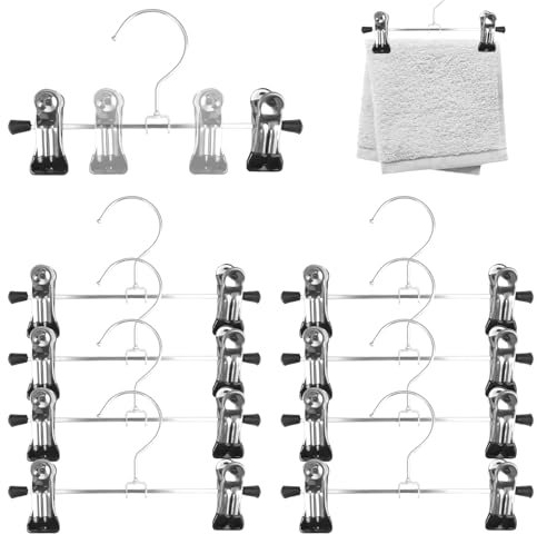 10 ganci in metallo multifunzione appendiabiti in metallo, per stivali, appendini antiscivolo, per stivali, scarpe, biancheria intima, asciugamani, asciugamani