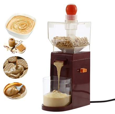 Bärbar jordnötssmörmaskin, 500 ml elektrisk liten matlagningsmaskin, nötkvarn för mandel, kaffe, jordnötter, cashewnötter, valnöt, pumpafrön, solrosfrön(